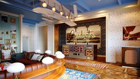 Hotel with gym