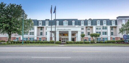 Hotel with gym