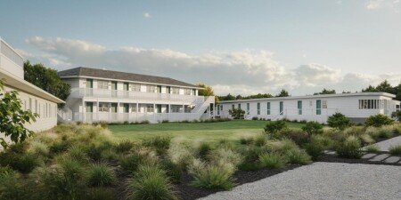 Hotel with garden