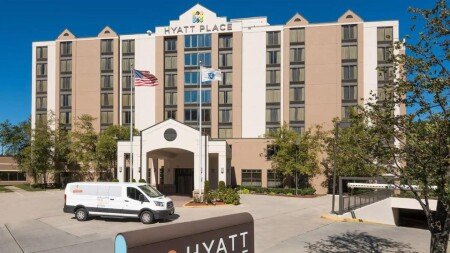 Hotel with pool