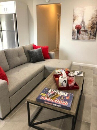 Apartamento 2 habitaciones, con jardín