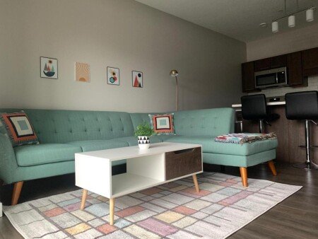 Apartment 3 guests, with gym