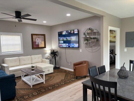 Apartment 3 bedrooms, with garden