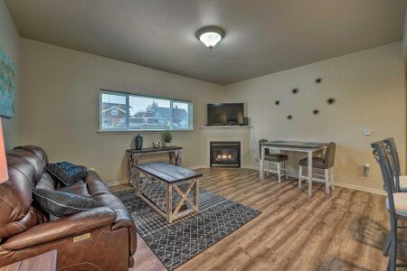 Apartment 1 bedroom, with garden