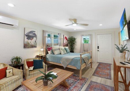 Studio 1 chambre, avec jardin