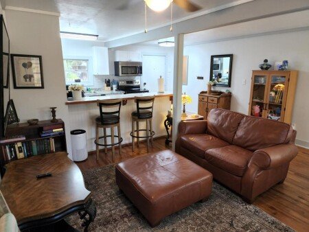 Apartment 1 bedroom, with garden