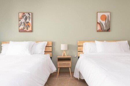 Apartment 2 bedrooms, with garden