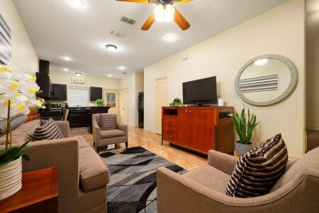 Apartment 2 bedrooms, with garden