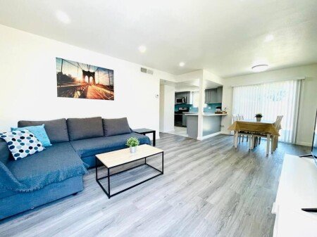 Apartamento 2 habitaciones, con jardín