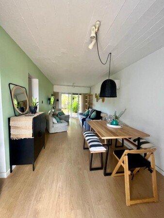 Apartamento 1 habitación, con jardín