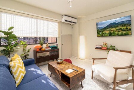 Apartamento 1 habitación, con aire acondicionado