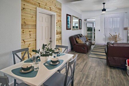 Apartment 2 bedrooms, with garden