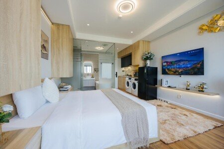 Aparthotel 3 guests, with garden