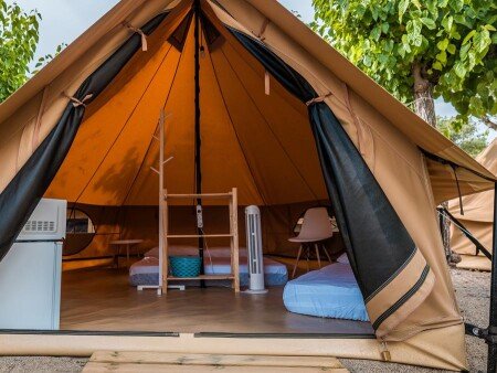 Camping / Mobil Home bien-être, 3 voyageurs