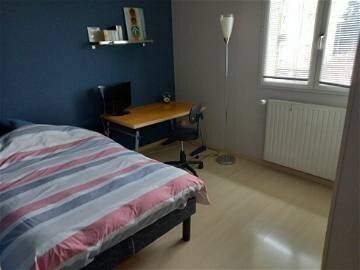 Chambre 2 voyageurs, avec petit-déjeuner