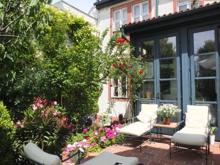 Chambre 4 voyageurs, avec jardin