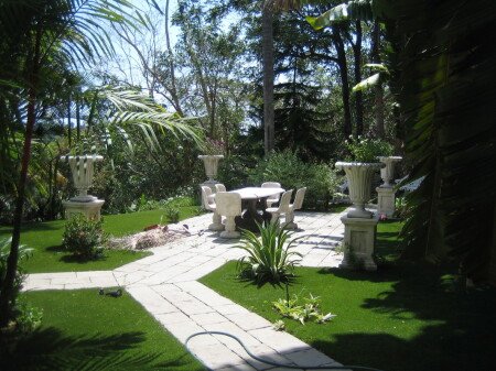 Room 9 guests, with pool