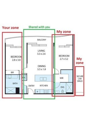 Room 1 guest, with pool