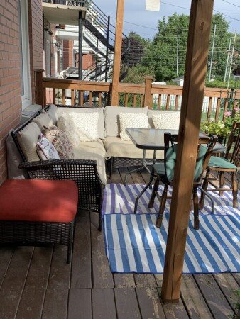 Habitación 3 huéspedes, con jardín