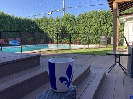 Chambre 3 voyageurs, avec piscine