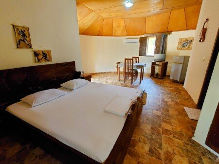 Habitación 2 huéspedes, con jardín