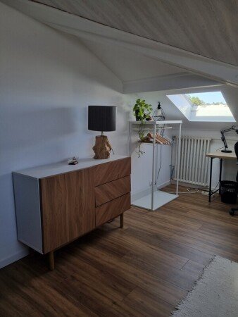 Chambre 1 voyageur, avec salle de sport