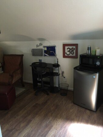 Room 2 guests, with garden