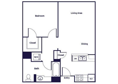 Appartamento 1 camera, con aria condizionata
