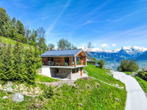Chalet romantique, 2 chambres, avec salle de sport