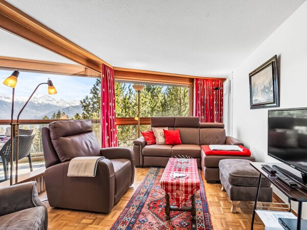 Appartement confortable, 2 chambres, avec cheminée