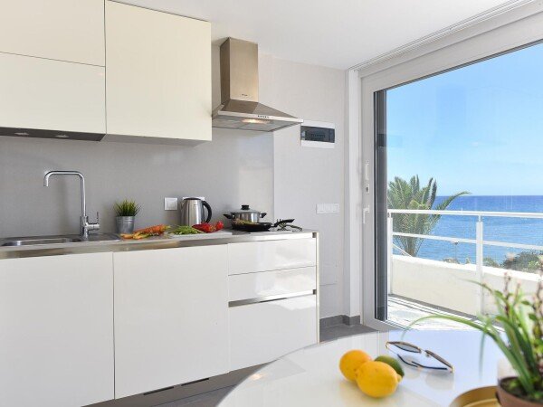Apartamento 1 habitación, con vista al mar