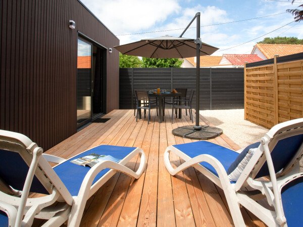 Maison de campagne moderne, 1 chambre, avec jardin