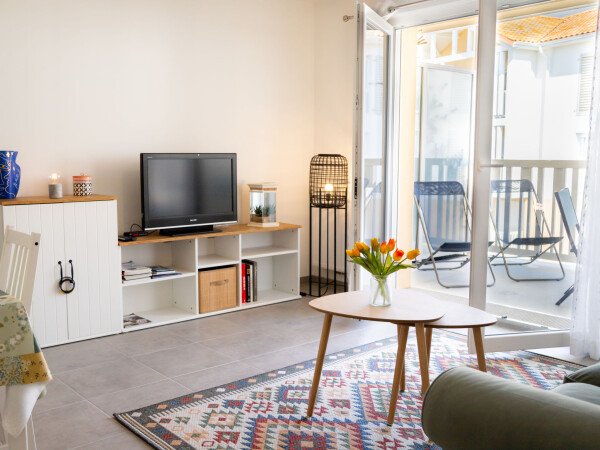 Résidence 2 chambres, avec jardin