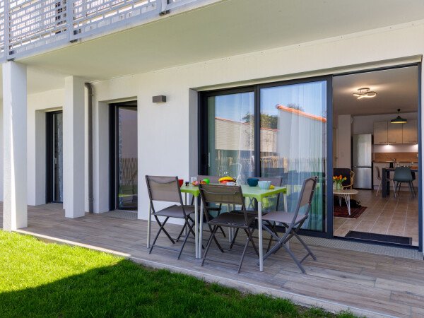 Résidence 2 chambres, avec jardin