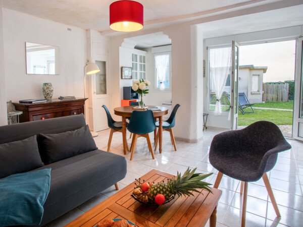 Maison de campagne cozy, 2 chambres, avec vue sur mer