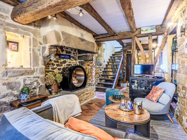 Maison de campagne confortable, 1 chambre, avec wifi