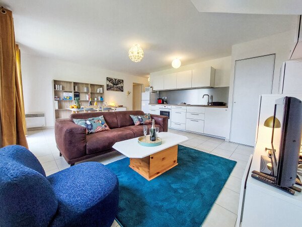 Résidence 2 chambres, avec jardin