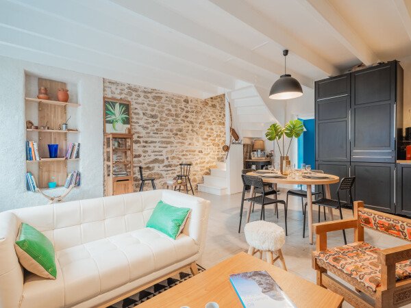 Maison de campagne confortable, 2 chambres, avec jardin