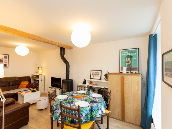 Maison de campagne 2 chambres, avec jardin