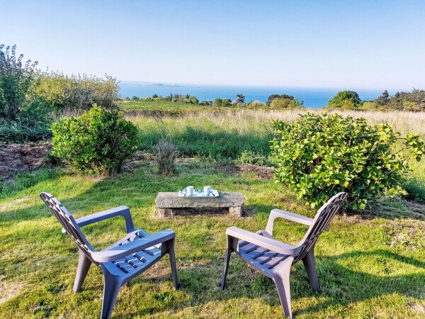 Maison de campagne cozy, 4 chambres, avec vue sur mer