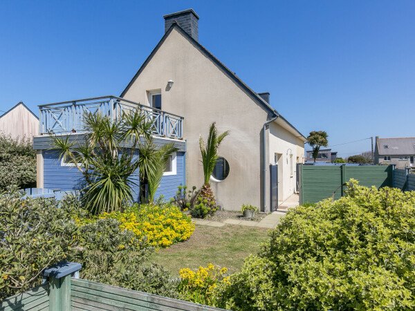 Maison de campagne confortable, 3 chambres, avec vue sur mer