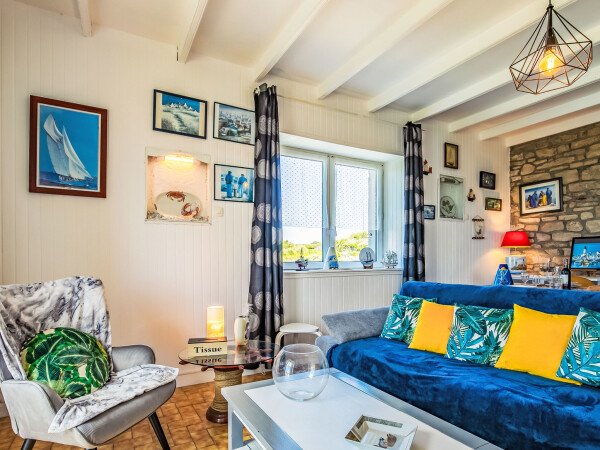 Maison de campagne cozy, 2 chambres, avec wifi