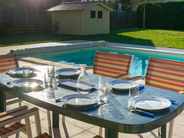 Maison de campagne chic, 3 chambres, avec piscine