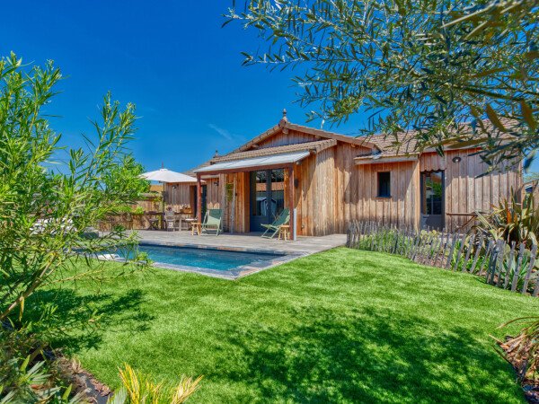 Villa moderne, 3 chambres, avec piscine