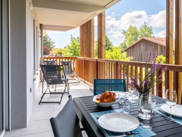 Résidence moderne, 2 chambres, avec climatisation