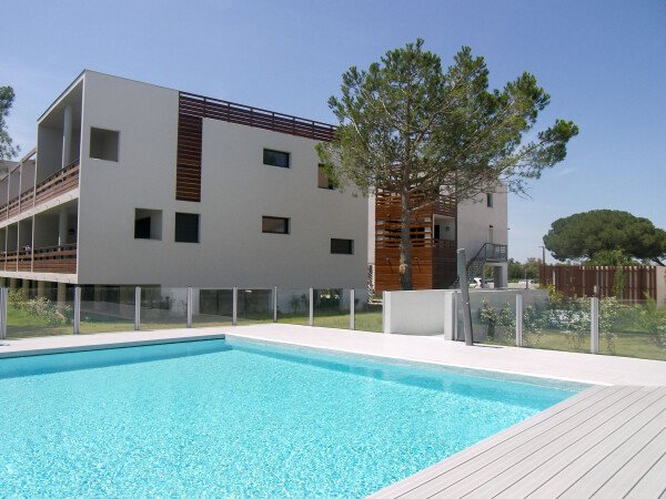 Résidence moderne, 1 chambre, avec piscine