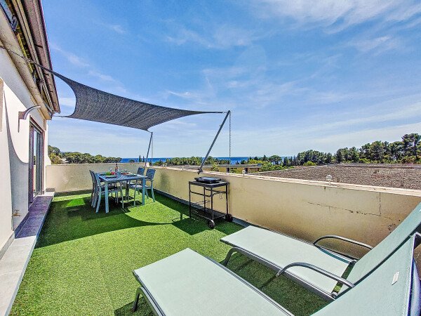 Résidence confortable, 1 chambre, avec vue sur mer