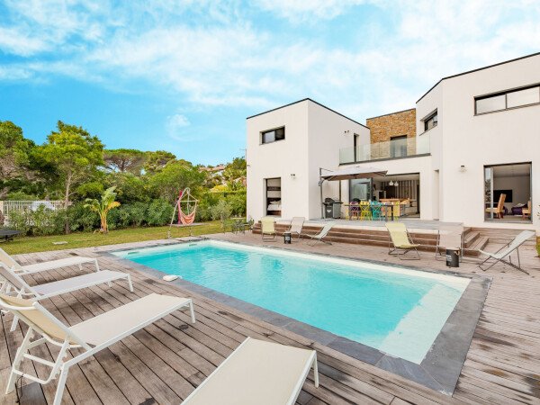 Villa moderne, 5 chambres, avec vue sur mer