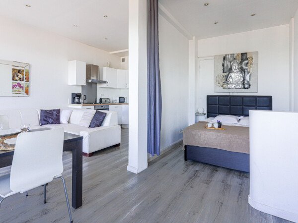 Apartment 1 bedroom, with sea view