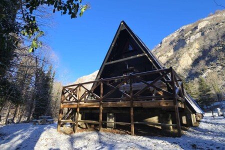 Chalet moderne, 2 chambres, avec jardin